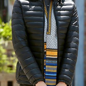 Yksduhl Hooded Light Weight Short Down Parka Black,Blue,Green