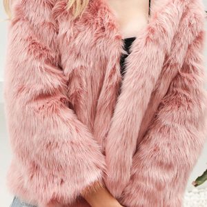 ﻿﻿Yksduhl Women's Faux Fur Short Coat M,L,XL,2XL