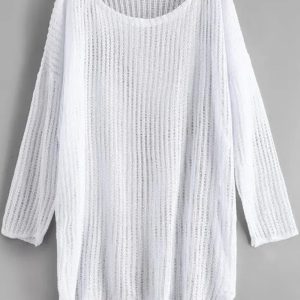 Crochet Tunic Top One Size